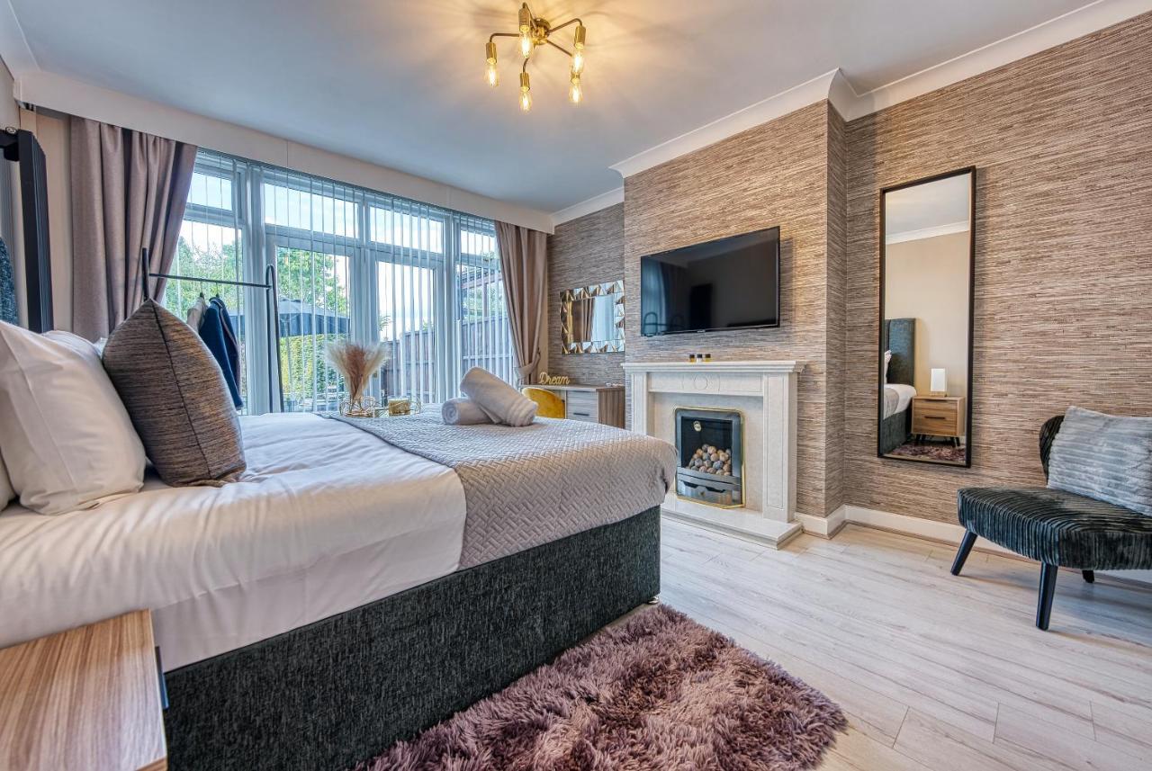 Elegant 5 Bed House - Sleeps 9, Central Solihull, Nec, Jlr, Hs2, Resorts World, Airport Business And Leisure Stays, Екстериор снимка
